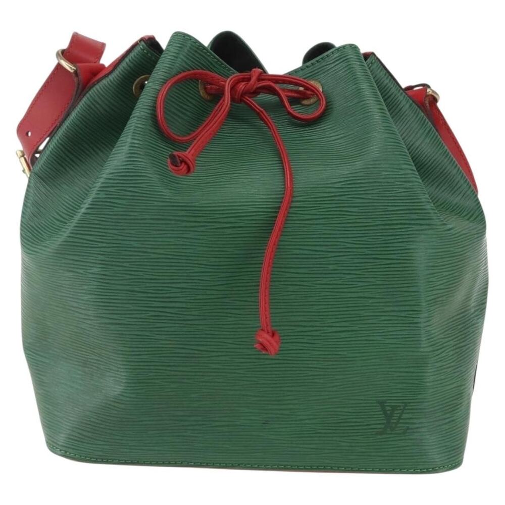 Louis Vuitton Epi Petit Noe Bucket Bag Bicolor Green
